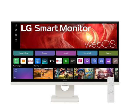 Monitor LED 27" (26,5"-28,4") LG Smart Monitor 27U731SA-W